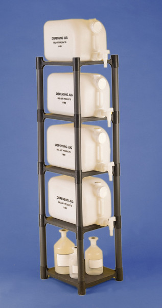SP Bel-Art Dispensing Jug Polyethylene Rack forH11850-0000; 15¼ x 13? x 60 in.