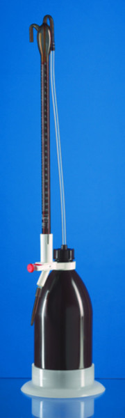 BRAND Automatic burette Schilling, SILBERBRAND, 25 ml, Schellbach, Boro 3.3, with PE-LD bottle 1000 ml