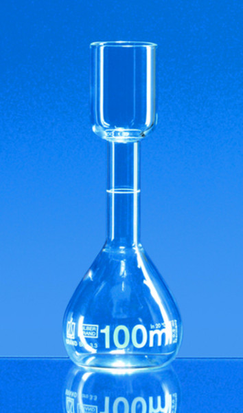 BRAND Volumetric flask, SILBERBRAND, Boro 3.3, 100 ml, for sugar analysis acc. Kohlrausch