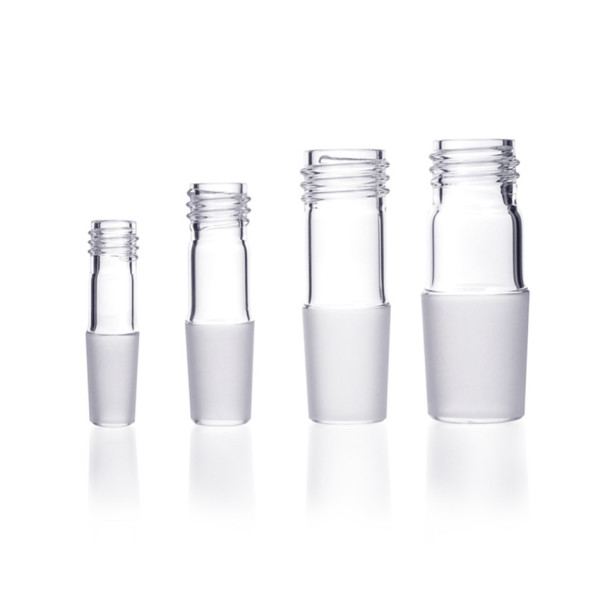 DWK DURAN® Screwthread tube with cone, GL 18, cone NS 18.8/26