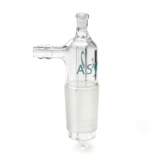 Asynt B24 Glass Luer Adapter: with glass olive side-arm.