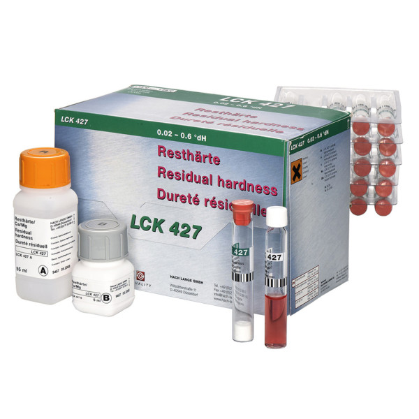 Hach Resthärte Küvetten-Test 0,02-0,6 °dH, 24 Bestimmungen