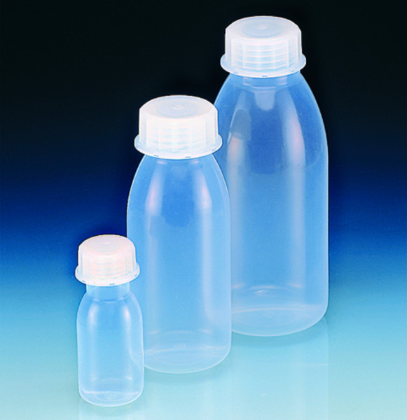 BRAND Flasche, PFA, Weithals, 1000 ml, Gewinde S40, mitSchraubkappe