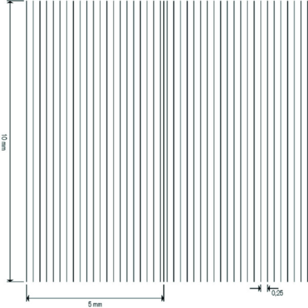 BRAND Counting chamber BLAUBRAND® Nageotte pattern, w/o clips, double ruling