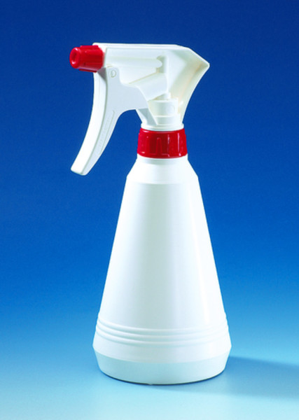BRAND Atomizer, white, 850 ml, bottle including lid made from PP, atomizer head made from PE-LD