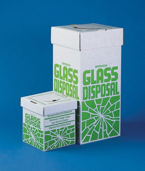 SP Bel-Art Cardboard Disposal Cartons for Glass;8 x 8 x 10 in., Benchtop Model (Pack of 6)