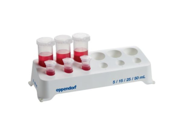 Eppendorf Tube Rack, 12 positions, 6 for 5.0 mL and 15 mL tubes and 6 for 25 mL