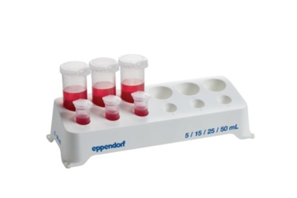 Eppendorf Tube Rack, 12 Plätze, 6 für 5,0-mL- und 15-mL-Gefäße und 6 für 25-mL u