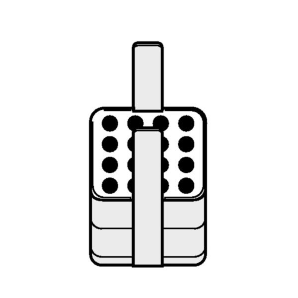 Eppendorf Adapter, für 16 Reaktionsgefäße 1,5  2,0 mL, 2 Stück
