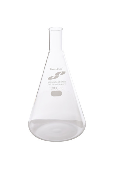 SP Wilmad-LabGlass® ProCulture Delong Shaker Flask; 1000mL, No Baffles