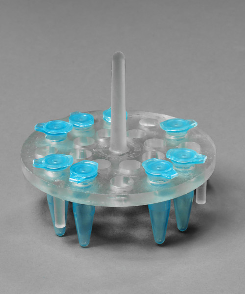 SP Bel-Art ProCulture Round Microcentrifuge Floating Bubble Rack; For 1.5ml Tubes, 20 Places, Fits in 1000ml Beakers