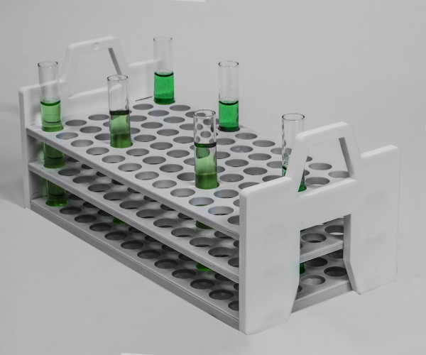 SP Bel-Art Stack Rack Test Tube Rack; For 10- 13mmTubes, 72 Places, Polypropylene