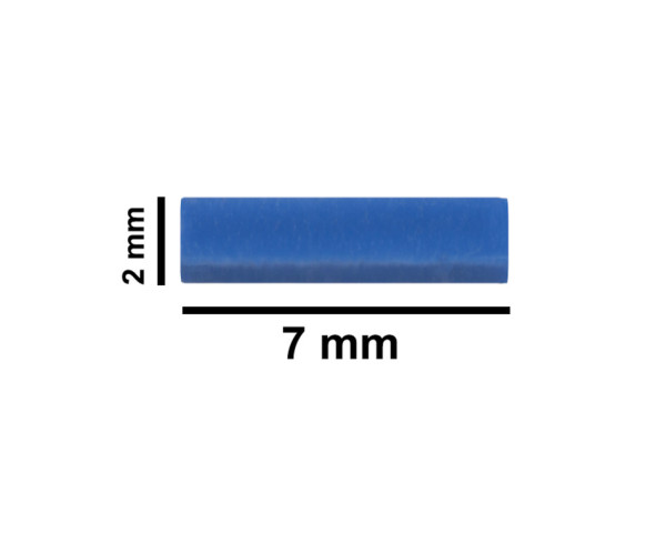 SP Bel-Art Spinbar Teflon Micro (Flea) MagneticStirring Bar; 7 x 2mm, Blue