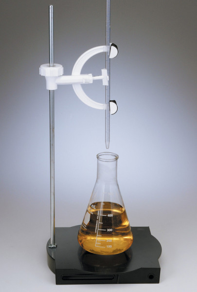 SP Bel-Art Economy Support Stand; 8³⁄₁₆ in. dia. Base, 18 x ⁵⁄₁₆ in. Support Rod