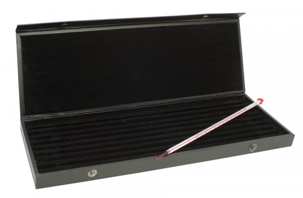 SP Bel-Art, H-B Velvet Lined Leatherette Liquid-in-Glass Thermometer Storage Case; Nine, 300mm