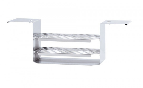 IKA Tube rack, 13mm, S, stainless - Stainless steel rack for baths size S, Ø13 mm