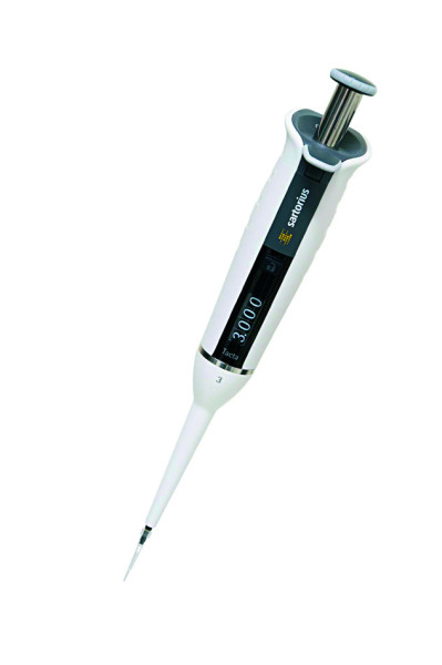 Sartorius Tacta Mech. Pipette, 1-ch, 0.1-3 µl - 28,5X8,0X5,0