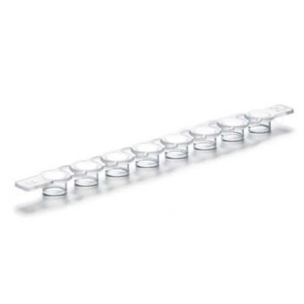 Eppendorf Cap Strips, 8-strips, flat, 120 pcs. (10 × 12 pcs.)