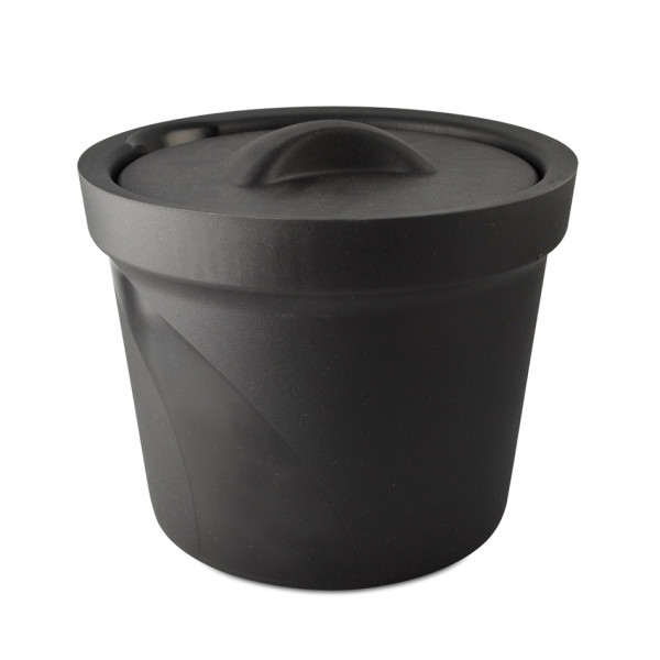 SP Bel-Art Magic Touch 2 High Performance BlackIce Bucket; 4.0 Liter, With Lid