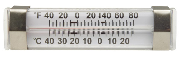 SP Bel-Art, H-B DURAC Liquid-In-GlassRefrigerator/Freezer Thermometer; -40 to 27C (-40to 80F), Steel