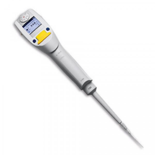 Eppendorf Xplorer, single- channel, 5-100µl, multi- function rocker switch yellow for pipette tips 200µl