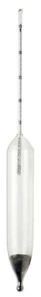 SP Bel-Art, H-B DURAC 125/145 Percent AlcoholProof  Ethyl Alcohol Hydrometer