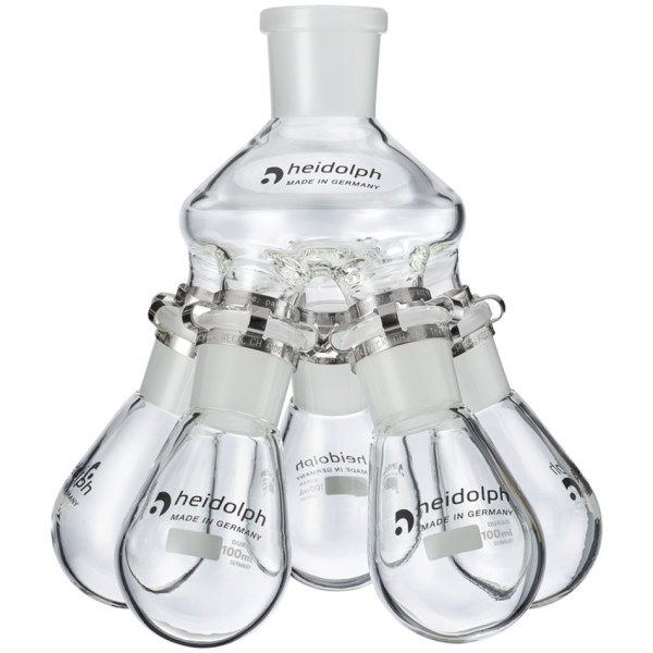 Heidolph Spinne mit 5 Kolben (à 100 ml) NS 29/32