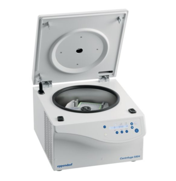 Eppendorf Centrifuge 5804 (EU-IVD), Folientastatur, nicht gekühlt, mit Rotor S-4-72 inkl. Adaptern f