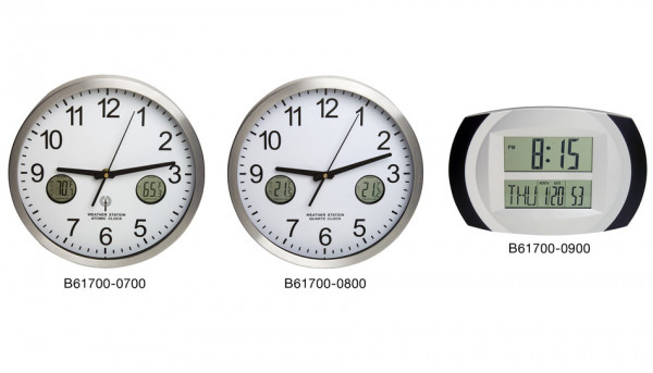 SP Bel-Art, H-B DURAC Multi-Function Digital Clock with Calendar, 0 to 50C Thermometer and Alarm