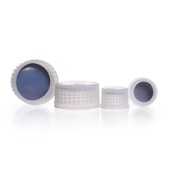 DWK DURAN® GL 25 Premium Schraubverschluss, PFA, mit PTFE- beschichteter, platinvernetzter Silikon-D