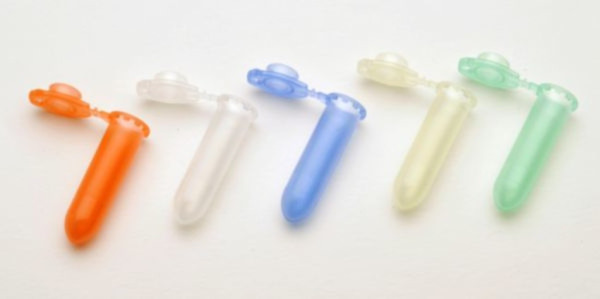 Eppendorf Safe-Lock Tubes, 2,0 mL, assorted colors (per 200), Eppendorf Quality™, 1.000 tubes