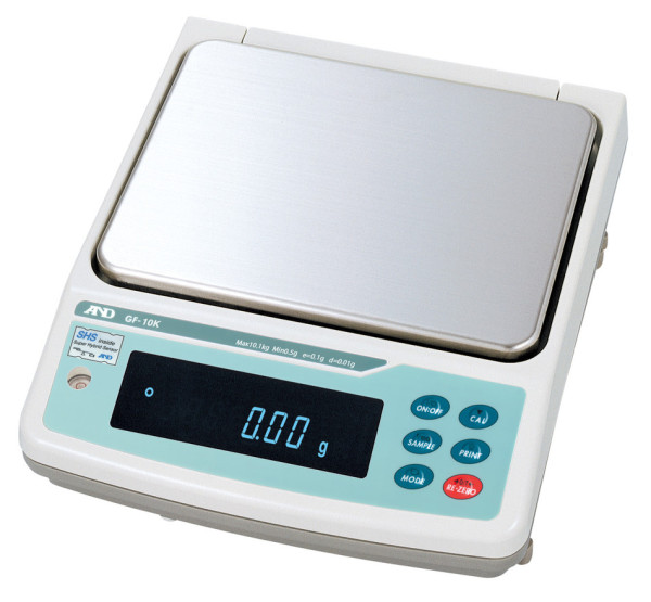 A&D Weighing Präzisionswaage GF-8K, 8.1kg x 0.01g
