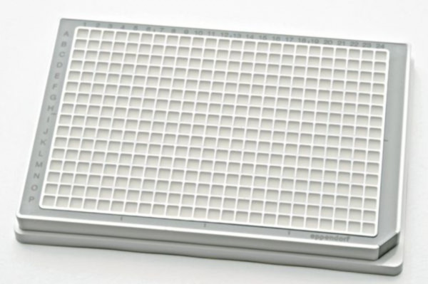 Eppendorf Microplate 384/V, Wells weiß, PCR clean, grau, 80Platten