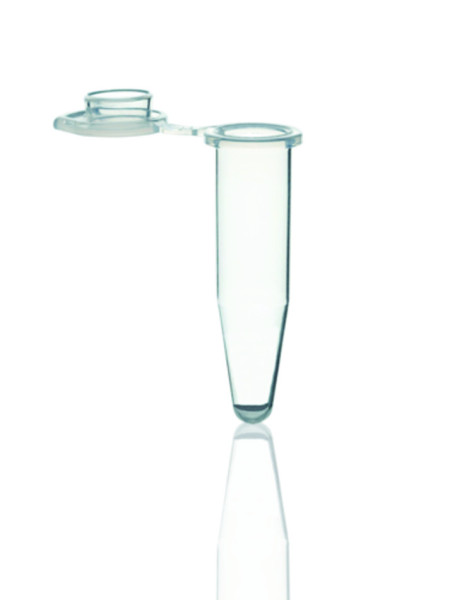 BRAND PCR tubes, PP, 0.2 ml, BIO-CERT® PCR QUALITY, attached domed cap, colorless