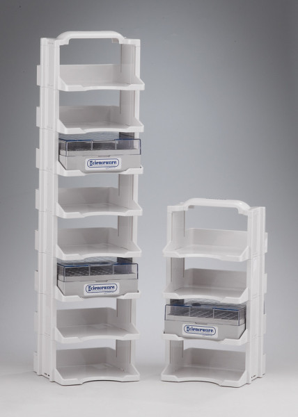 SP Bel-Art Cryo Tower Storage System; 4 Levels, Plastic, 6 x 6 x 11¹³/16 in.
