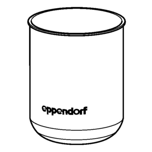 Eppendorf Adapter, for 1 bottle 600 mL TPP, for Rotor S-4x1000 round buckets, 2 pcs.