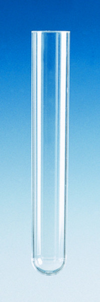 BRAND Sample tube (coagulometer), PS, glass clear, 11 x 55 mm