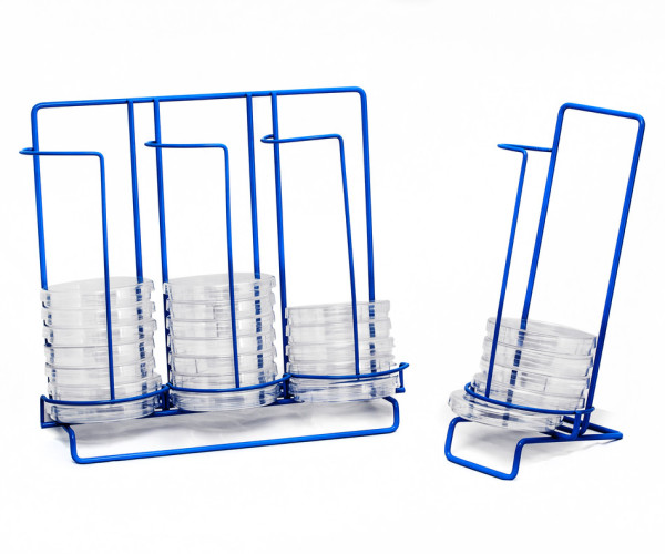 SP Bel-Art Poxygrid 100mm Petri Dish DispensingRack; 5¾ x 4¼ x 11 in., 11 Places