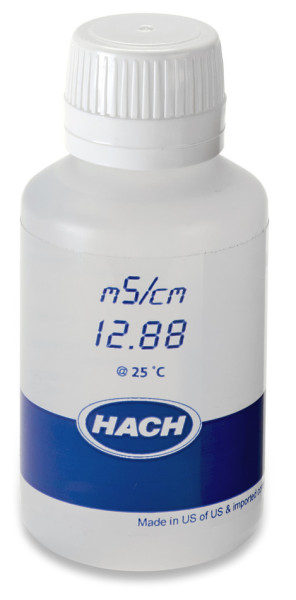 Hach Conductivity Standard Solution, 12.88 mS/cm, KCl, 125 mL