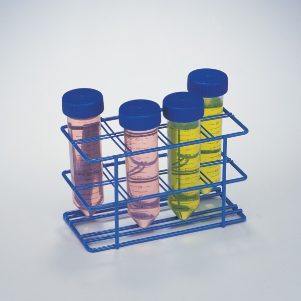 SP Bel-Art Poxygrid Centrifuge Tube Rack; For50ml Tubes, 8 Places, Blue