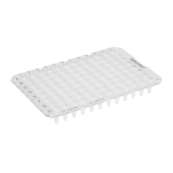 Eppendorf twin.tec PCR Plate 96, unskirted, teilbar, 150 µL, PCR clean, farblos, 20 Platte