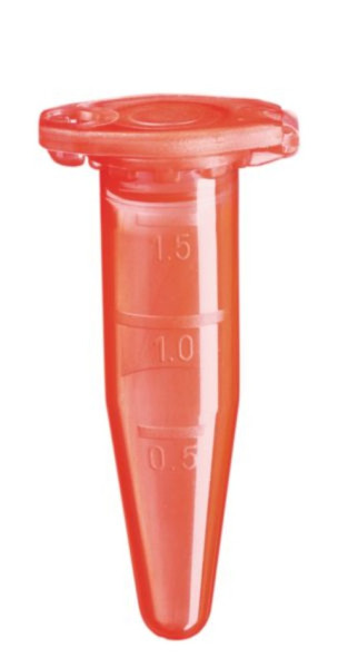 Eppendorf Safe-Lock Tubes, 1,5 mL, Eppendorf Quality™, red, 1.000 tubes
