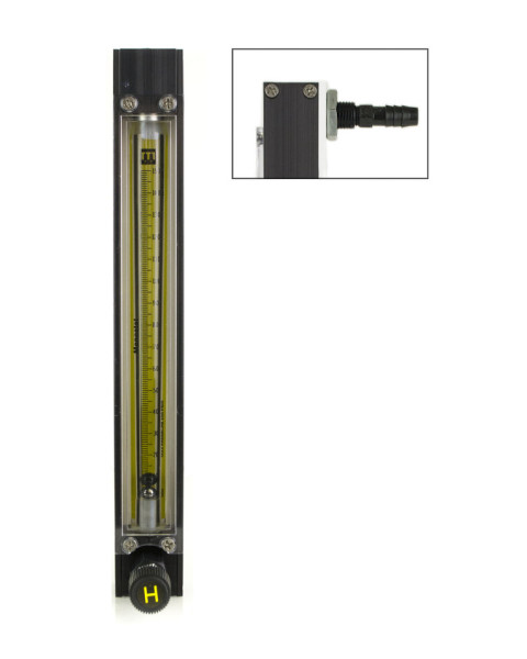 SP Bel-Art Riteflow Aluminum Mounted Flowmeter;150mm Scale, Size 5