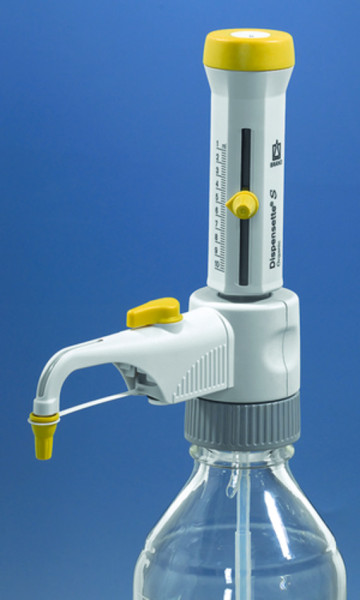 BRAND Dispensette® S Organic, Analog-adjustable, DE-M, 5-50ml, with recirculation valve