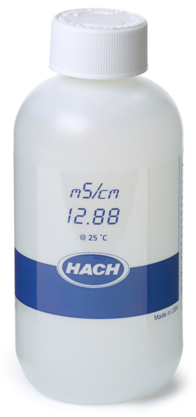 Hach Conductivity Standard Solution, 12.88 mS/cm, KCl, 250 mL