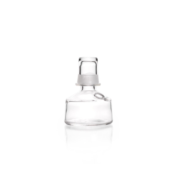 DWK Spirit lamp, without socket and wick, without filler tubulature, with cap, 100 ml, soda-lime- glass