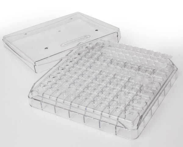 SP Bel-Art PCR Tube Freezer Storage Box; For0.2ml Tubes, 144 Places (Pack of 5)