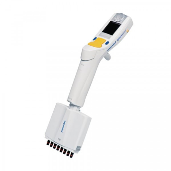 Eppendorf Xplorer® plus, 8-Kanal, variabel, 5 – 100 µL, gelb