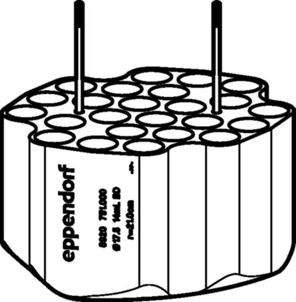 Eppendorf Adapter, für 24 Gefäße 14 mL, für Rotor S-4xUniversal-Large, 2 Stück