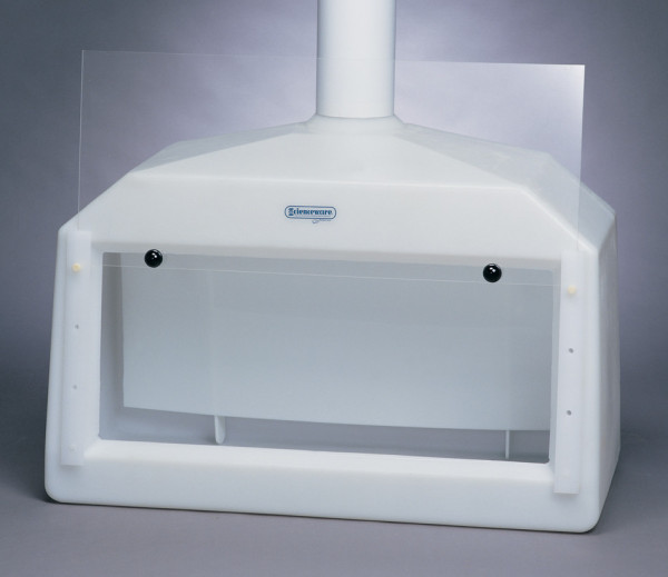 SP Bel-Art Large Molded Polyethylene Fume Hoodwith Baffle and Acrylic Sash; 42 x 20 x 30 in.